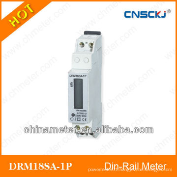 DRM18SA-1P Single Phase LCD Din-rail Meter